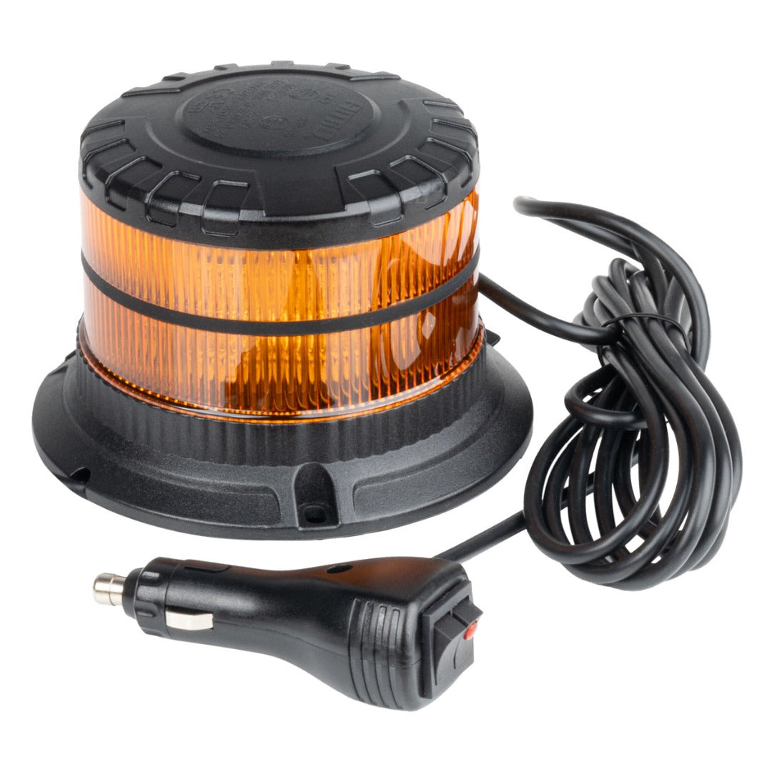 LED beacon / dakflitser - Oranje - R10 / R65 - 16 LED - Magneet LED beacon / dakflitser - Oranje - R10 / R65 - 16 LED - Magneet
